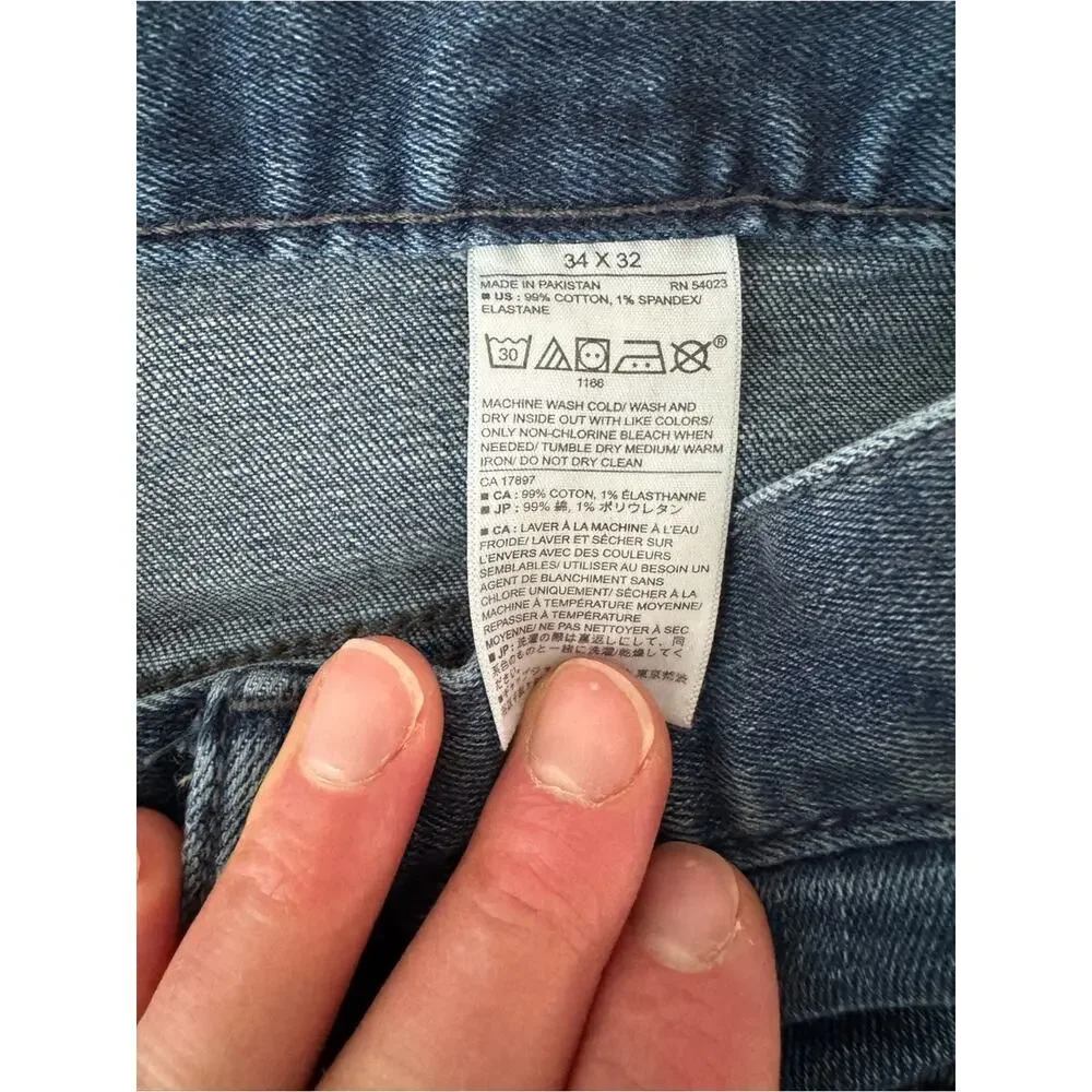 Banana Republic Slim Jeans in Deep Blue Denim 34x32